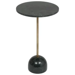 TABLE APPOINT MARBRE NEMA CEDRE D.35.5X58CM