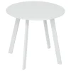 TABLE APPOINT SAONA D.50CM BLANC