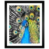 TABLEAU 25X30CM BAGUETTE NOIRE MAT PAON