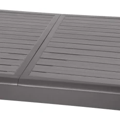 TABLE AZUA EXTENSIBLE ALUMINIUM EXPRESSO TONKA 10 PLACES
