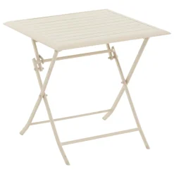 TABLE AZUA PLIANTE ALUMINIUM ARGILE 2 PLACES