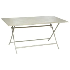 TABLE AZUA PLIANTE ALUMINIUM ARGILE 6 PLACES
