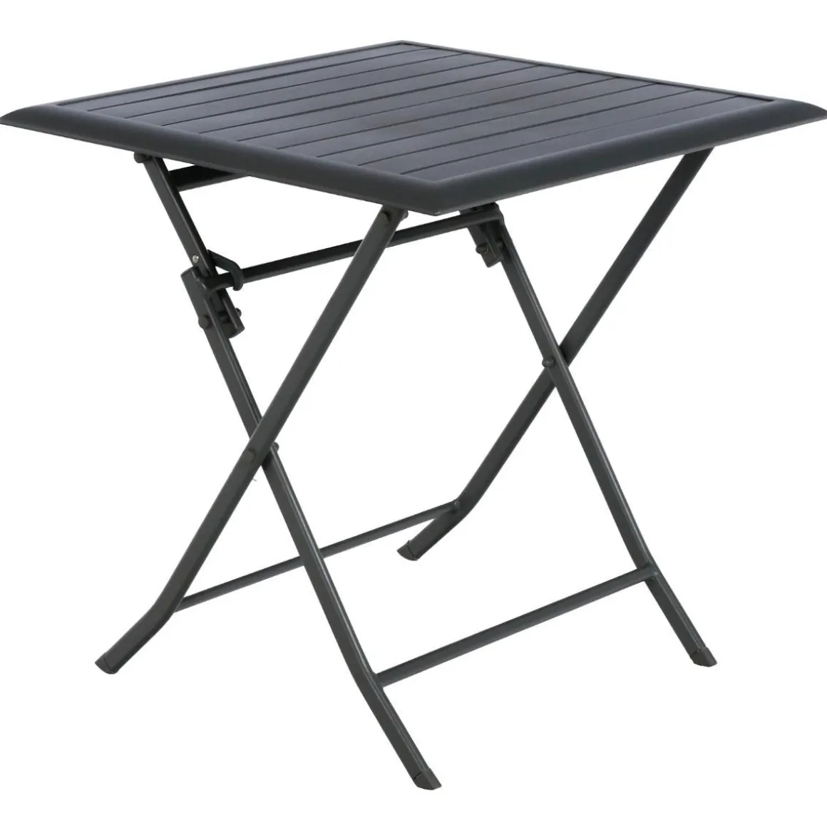 TABLE AZUA PLIANTE ALUMINIUM GRAPHITE 2 PLACES