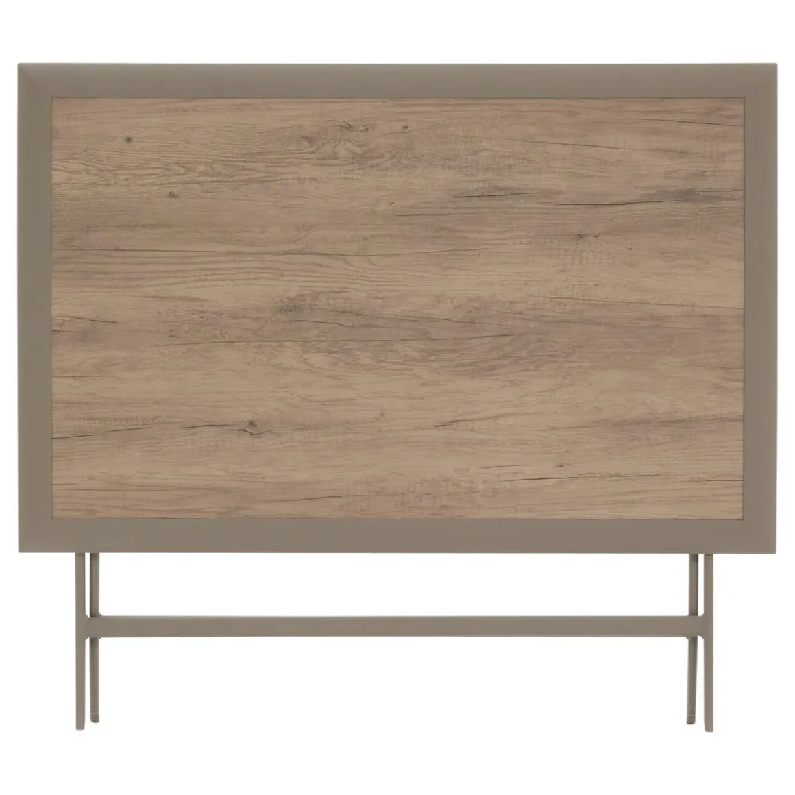 TABLE AZUA PLIANTE VERRE IMPRIME 4 PLACES TRUFFE CAFE