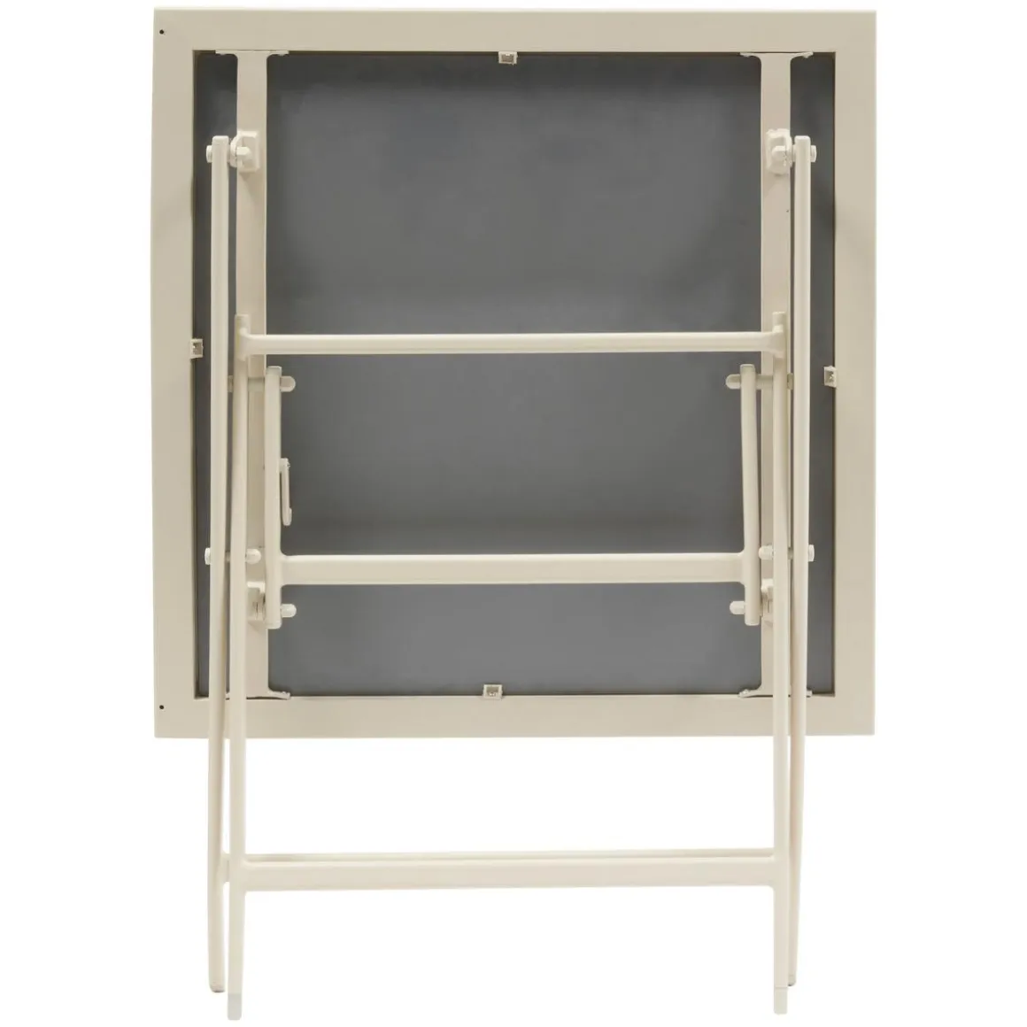 TABLE AZUA PLIANTE VERRE IMPRIME 2 PLACES EPEAUTRE ARGILE