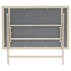 TABLE AZUA PLIANTE VERRE IMPRIME 4 PLACES EPEAUTRE ARGILE