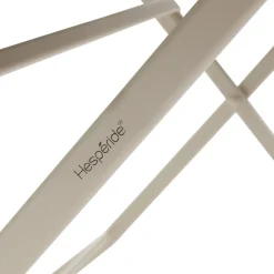 TABLE AZUA PLIANTE VERRE IMPRIME 6 PLACES EPEAUTRE ARGILE