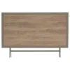 TABLE AZUA PLIANTE VERRE IMPRIME 6 PLACES TRUFFE CAFE