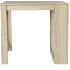 TABLE BAR MANGE DEBOUT ETAGERES BOIS