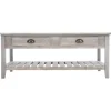 TABLE BASSE BOIS CAMPAGNE 2 TIROIRS