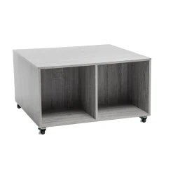 TABLE BASSE 4 CASES MIX GRIS