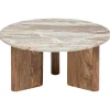 TABLE BASSE MARBRE COPPA BEIGE