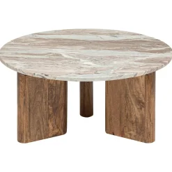TABLE BASSE MARBRE COPPA BEIGE