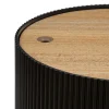 TABLE CAFE ENOLA NOIR D.38.5X35CM