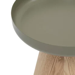 TABLE CAFE HERCYNA VERT DE GRIS D.40CM