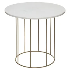 TABLE CAFE MARBRE D.40X45CM