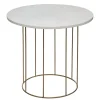 TABLE CAFE MARBRE D.60X55CM