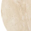 TABLE D APPOINT CELEN TRAVERTIN BLANC D.40X45CM