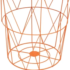 TABLE D APPOINT KUMI ORANGE D.40X37X37CM