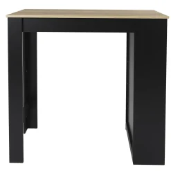 TABLE DE BAR MANGE DEBOUT ETAGERES CHEERS NOIR