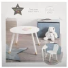 TABLE DOUCEUR BLANC D.60CM