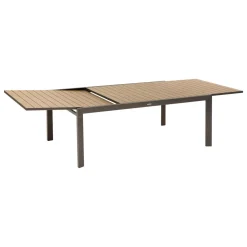 TABLE EVASION ALUMINIUM IMPRIME HONEY PRALINE 14 PLACES