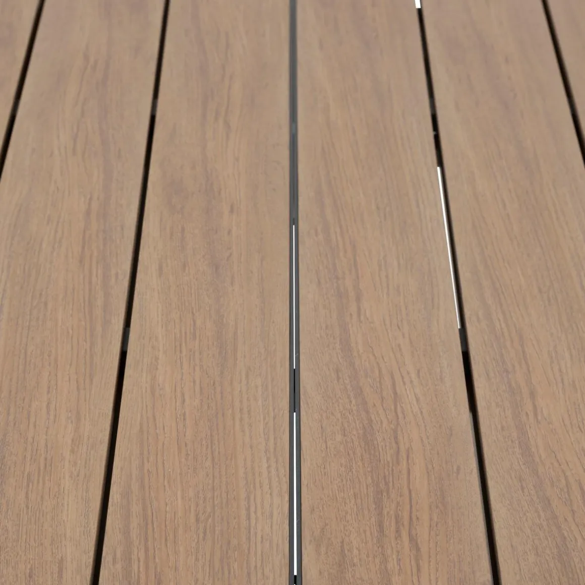 TABLE EVASION EXTENSIBLE ALUMINIUM HONEY GRAPHITE 10 PLACES