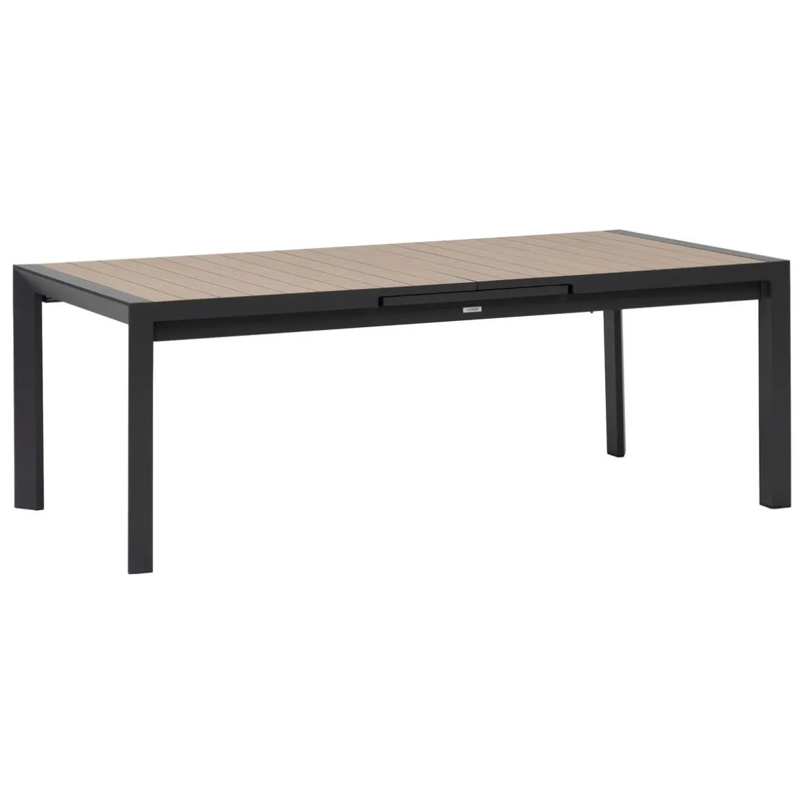 TABLE EVASION EXTENSIBLE ALUMINIUM HONEY GRAPHITE 10 PLACES
