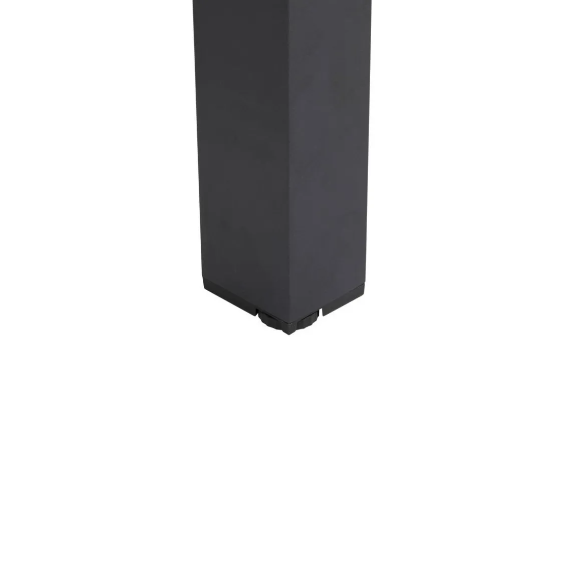 TABLE EVASION EXTENSIBLE ALUMINIUM HONEY GRAPHITE 10 PLACES