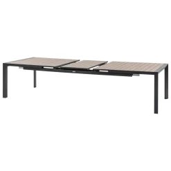 TABLE EVASION EXTENSIBLE ALUMINIUM HONEY GRAPHITE 14 PLACES