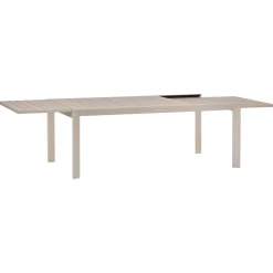 TABLE EVASION EXTENSIBLE COULISSANTE ARGILE 12 PLACES