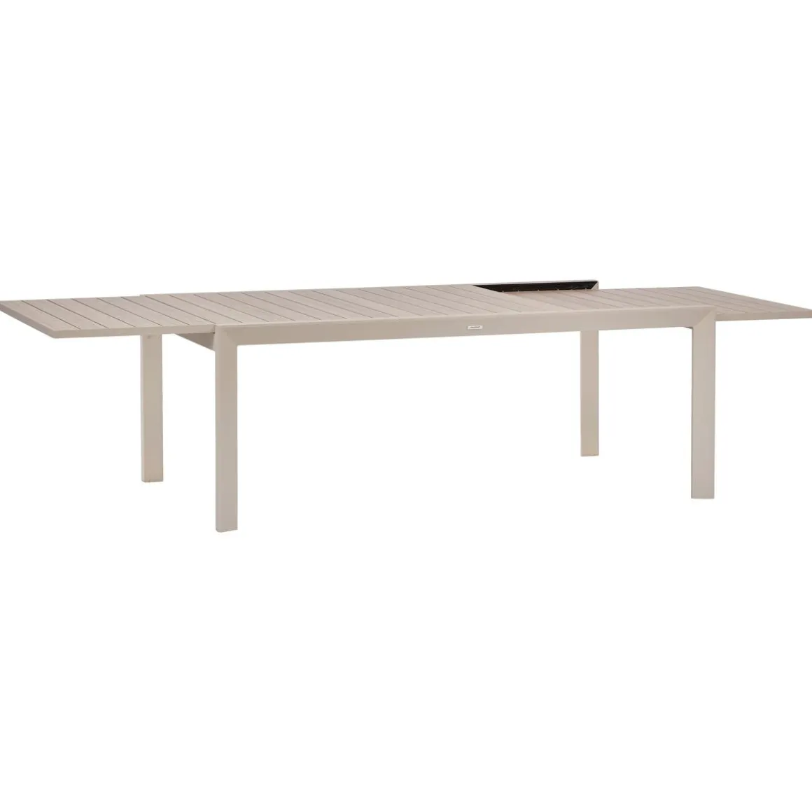TABLE EVASION EXTENSIBLE COULISSANTE ARGILE 12 PLACES