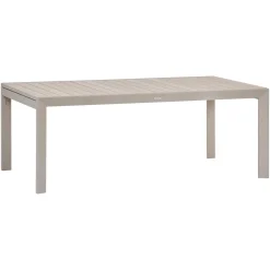 TABLE EVASION EXTENSIBLE COULISSANTE ARGILE 12 PLACES