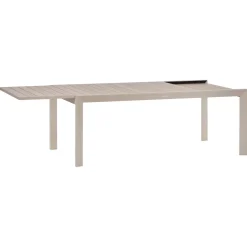 TABLE EVASION EXTENSIBLE COULISSANTE ARGILE 12 PLACES
