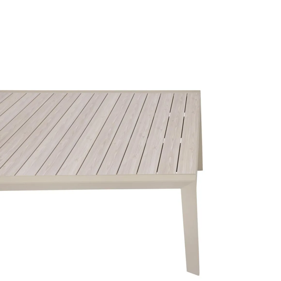 TABLE EVASION EXTENSIBLE COULISSANTE ARGILE 12 PLACES
