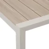 TABLE EVASION FIXE ALUMINIUM LIN ARGILE 4 PLACES