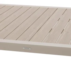 TABLE EVASION FIXE ALUMINIUM LIN ARGILE 12 PLACES
