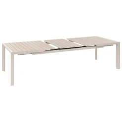 TABLE EVASION RALLONGE AUTOMATIQUE LIN ARGILE 10 PLACES