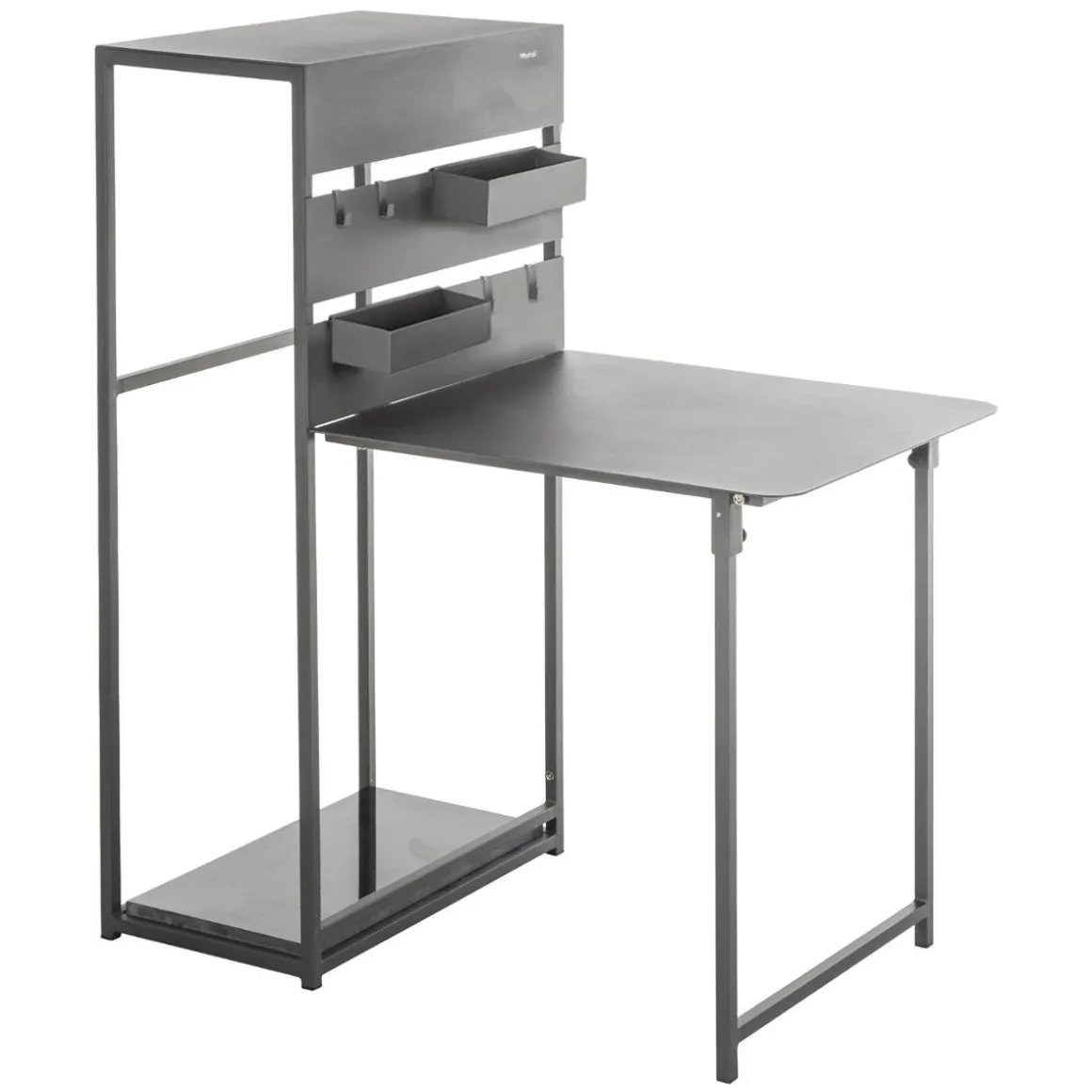 TABLE FIRA PLIANTE ALUMINIUM GRAPHITE 3 PLACES