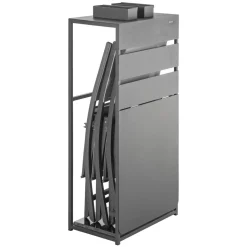 TABLE FIRA PLIANTE ALUMINIUM GRAPHITE 3 PLACES
