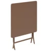TABLE GREENSBORO CARREE BRONZE 2 PLACES