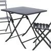 TABLE GREENSBORO CARREE GRAPHITE 2 PLACES