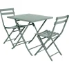 TABLE GREENSBORO CARREE OLIVE 2 PLACES