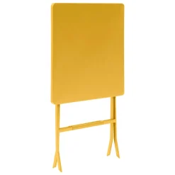 TABLE GREENSBORO HAUTE CARRE MOUTARDE 2 PLACES