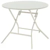 TABLE GREENSBORO RONDE ARGILE 4 PLACES