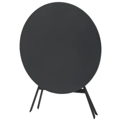 TABLE GREENSBORO RONDE GRAPHITE 4 PLACES