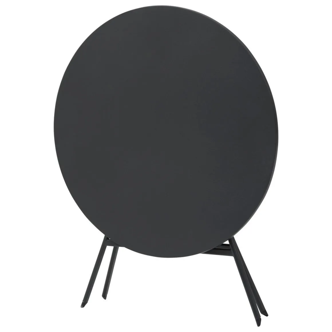 TABLE GREENSBORO RONDE GRAPHITE 4 PLACES