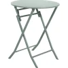 TABLE GREENSBORO RONDE OLIVE 2 PLACES