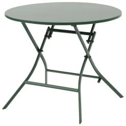 TABLE GREENSBORO RONDE OLIVE 4 PLACES