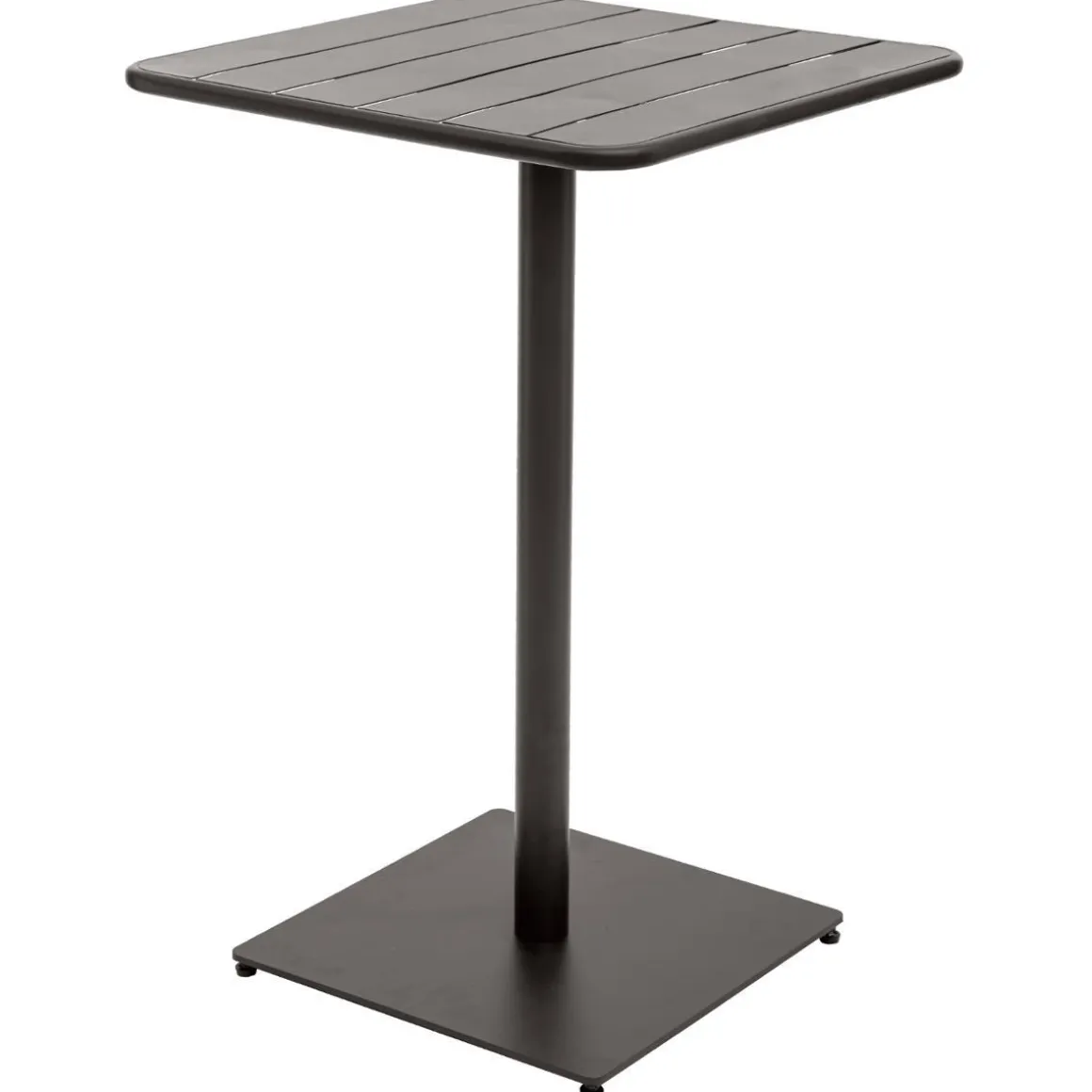 TABLE HAUTE PHUKET CARREE GRAPHITE 2 PLACES